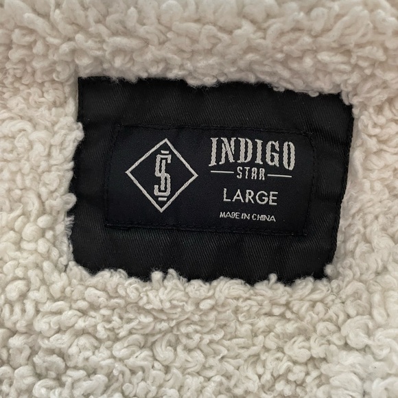 Indigo Star Jacket Coat Men’s L - Picture 5 of 7